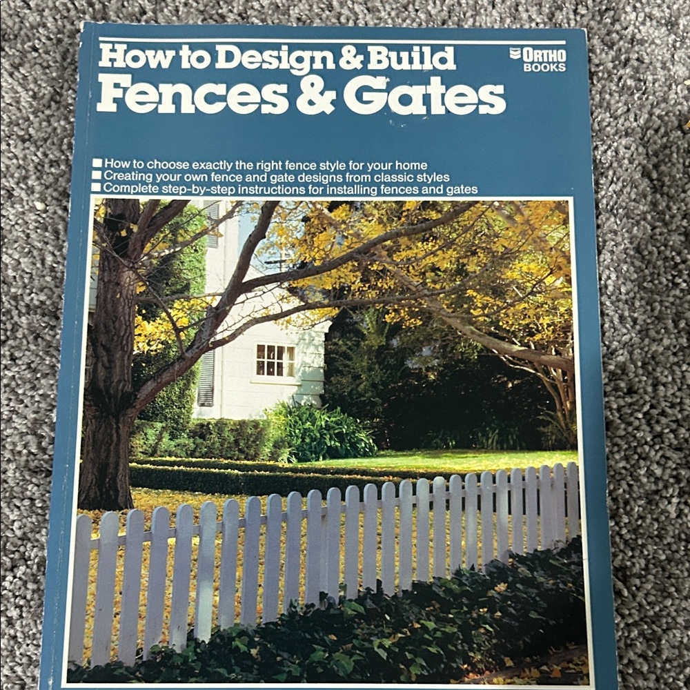 Ortho Books 'How to Design & Build Fences & Gates'